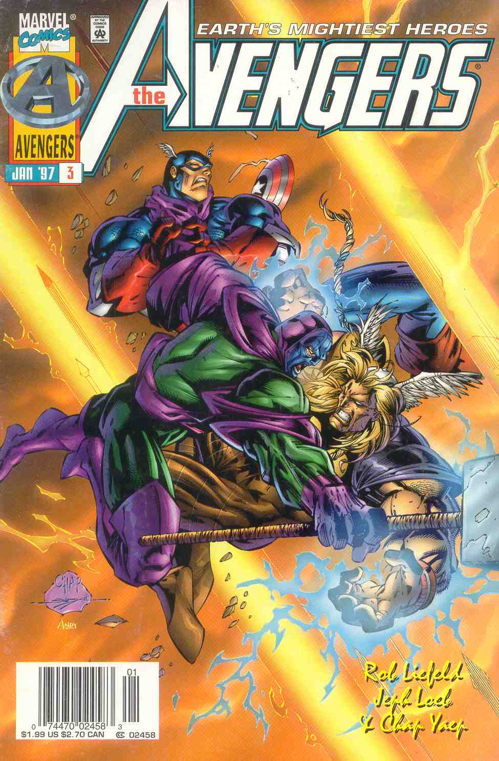 Avengers (vol.2) #3 cover