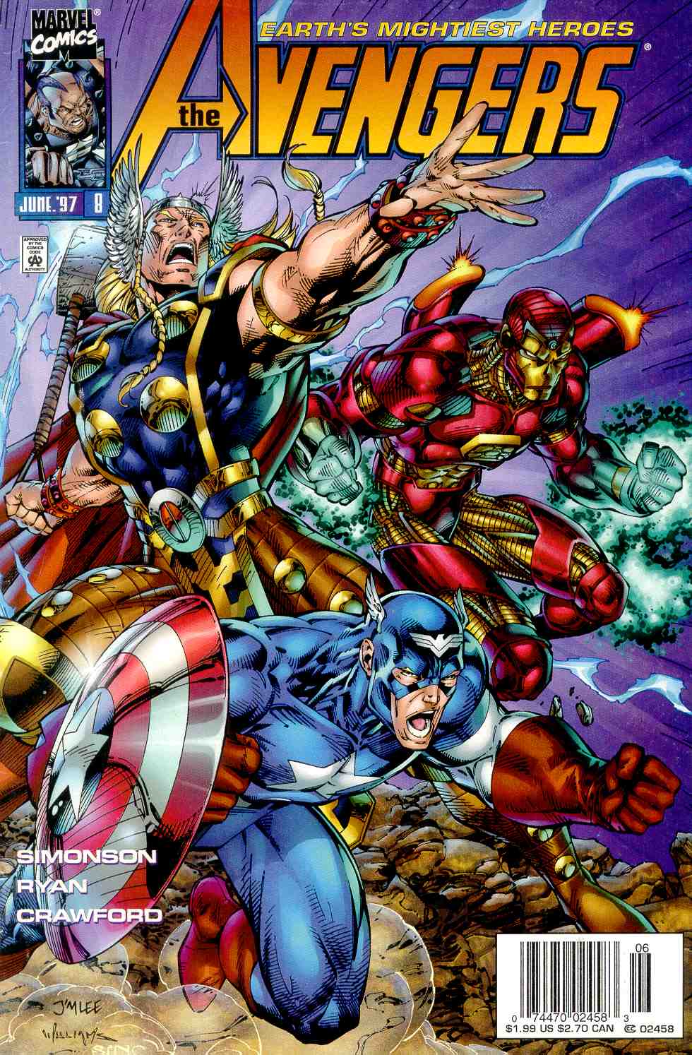 Avengers (vol.2) #8 cover