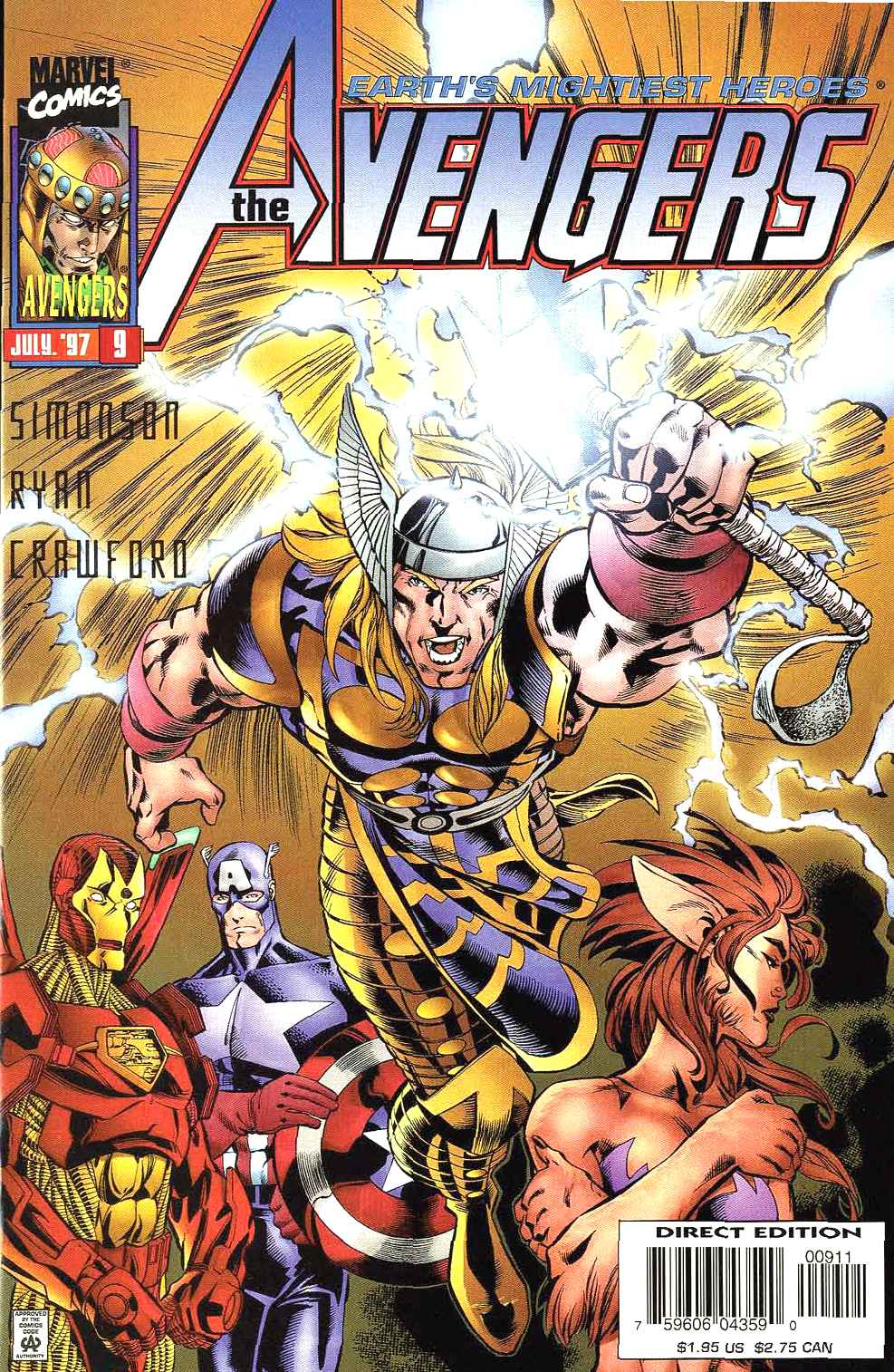 Avengers (vol.2) #9 cover