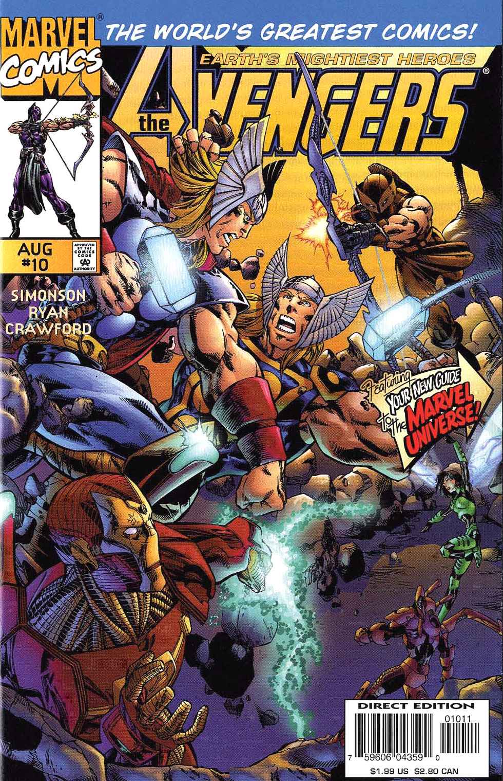Avengers (vol.2) #10 cover