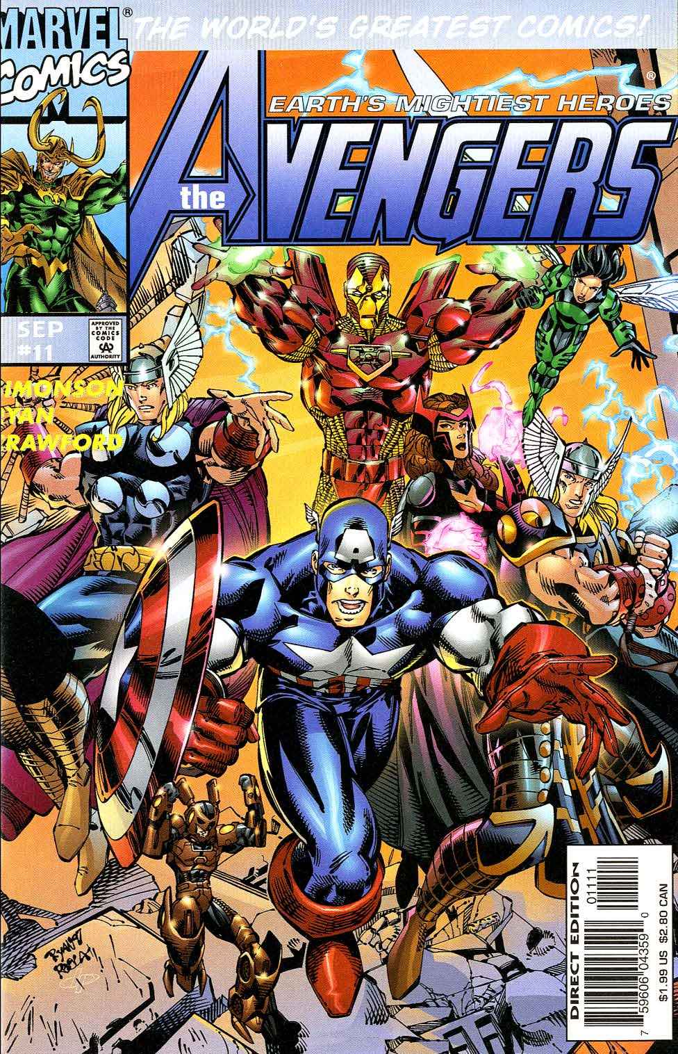 Avengers (vol.2) #11 cover