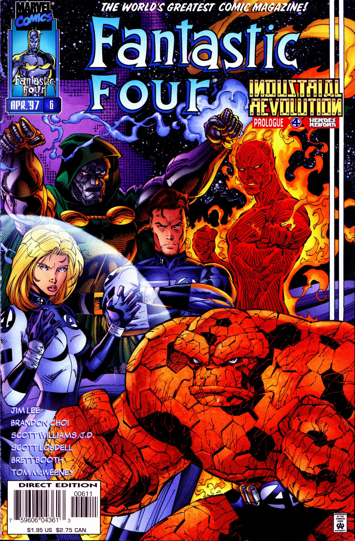 Fantastic Four (vol.2) #6 cover